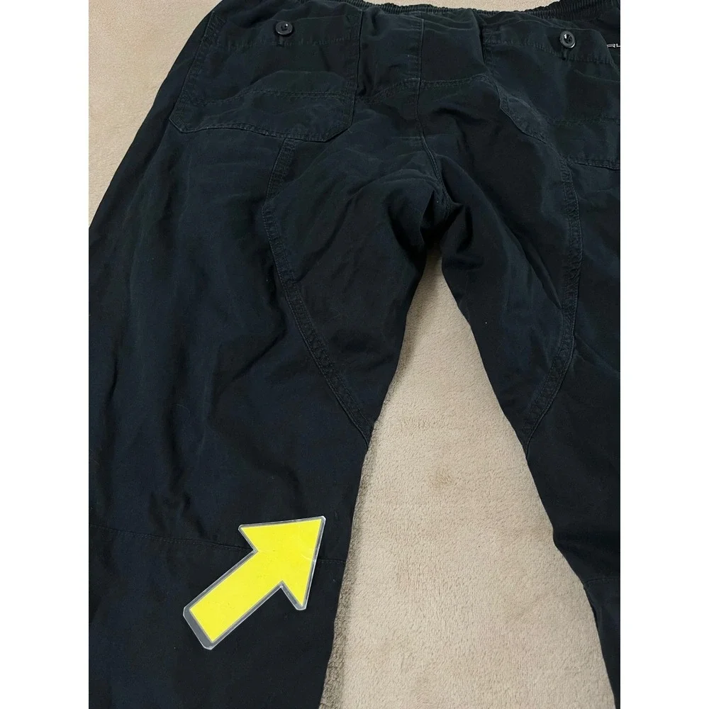 RLX Ralph Lauren Mens Jogger Sweatpants‎ Drawstring Elastic Waist Size L Black